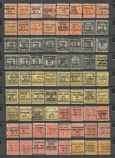 ETATS UNIS : PRECANCELS  : NEW YORK STATE NO CITY LOT 2 : 144 Timbres différents