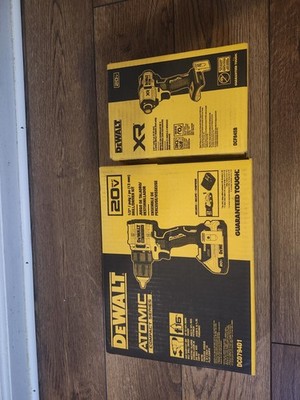 DEWALT 20V MAX ATOMIC DCD794D1 Drill/Driver + XR DCF845B Impact, 2 Bat