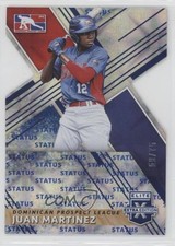2019 Panini Elite Extra Edition Status Blue Die-Cut 59/75 Juan Martinez #206 s3g