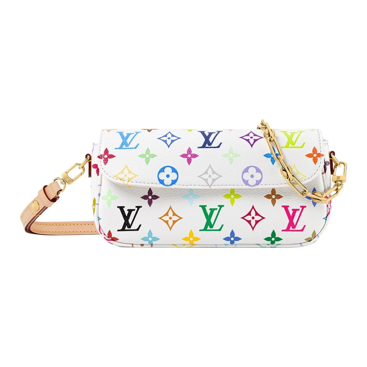 LOUIS VUITTON ショルダーバッグ LOUIS VUITTON xTakashi Murakami WALLET ON CHAIN IVY Shoulder bag
