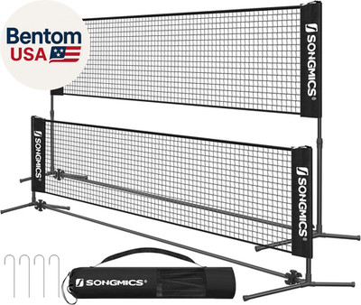 Badminton Net, Height Adjustable Volleyball Net, Pickleball Net for Junior Tenni