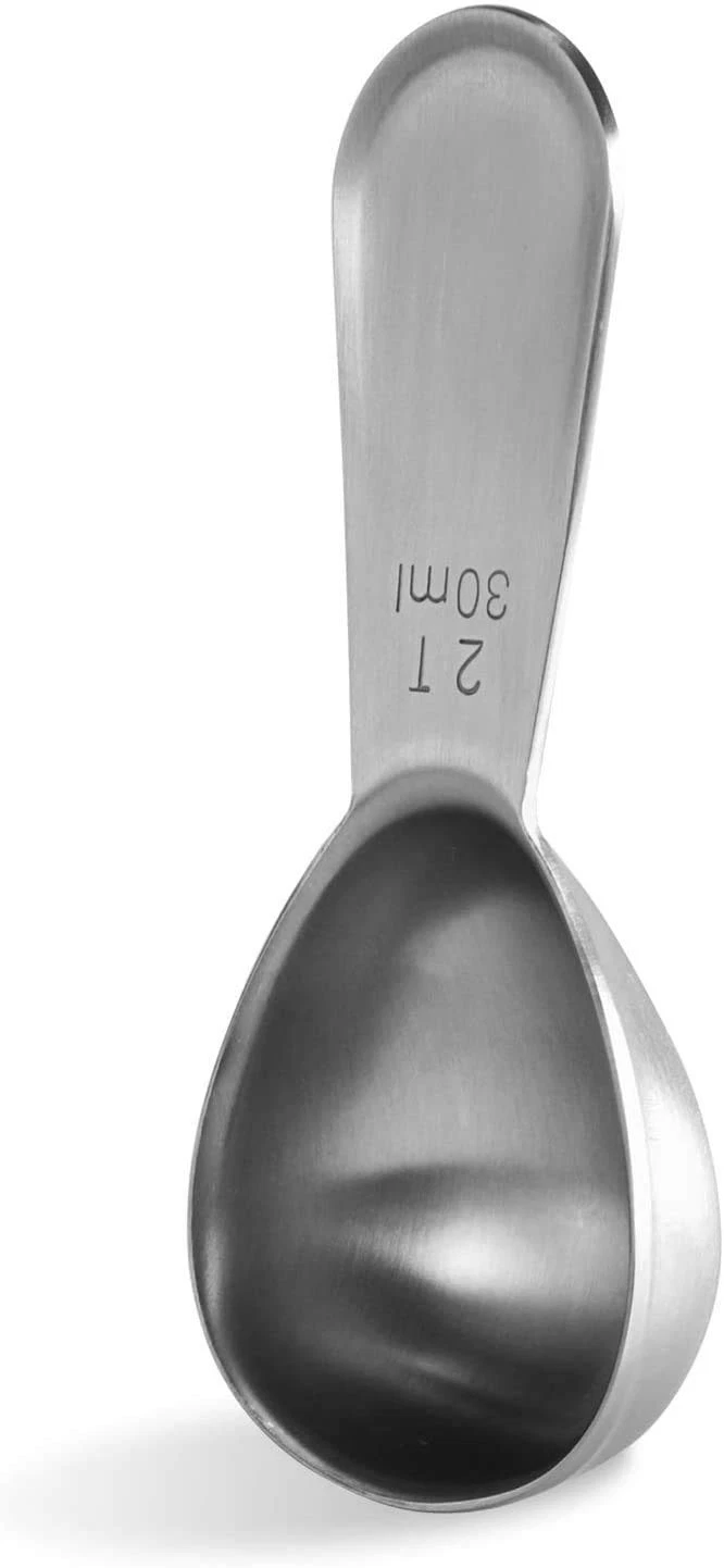 Coffee Scoop 18/8 Stainless Steel Measuring 2 Tablespoon Silver Short Handle