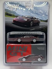 MINI GT 1:64 Bugatti EB110 GT Dark Red Metallic Diecast Unopened