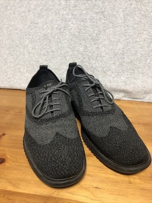 Cole Haan 2 Zero Grand Men's Size 13 Gray Oxford Stitchlite Shoes Wingtip C27563