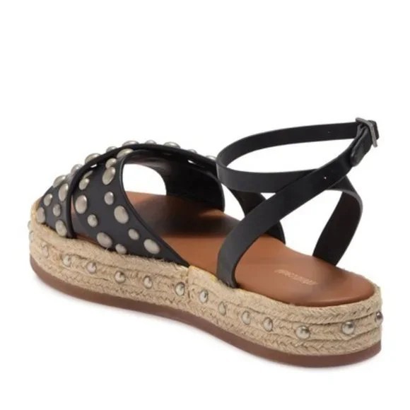 Roberto Cavalli Studded Platform Espadrillas Glad… - image 2