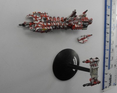 SPACE MARINE STRIKE CRUISER Metal Battlefleet Gothic BFG Ship Painted 1990s PF2