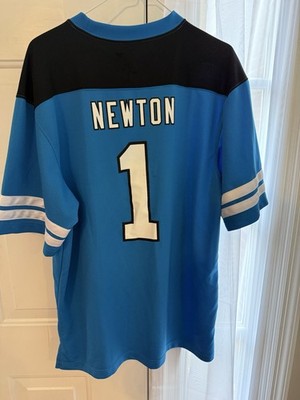 Can Newton NFL Team Apparel Panthers Mesh Shirt Size Large Carolina Panthers
