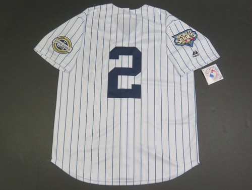 Derek Jeter #2 New York Yankees 2009 World Series Jersey White