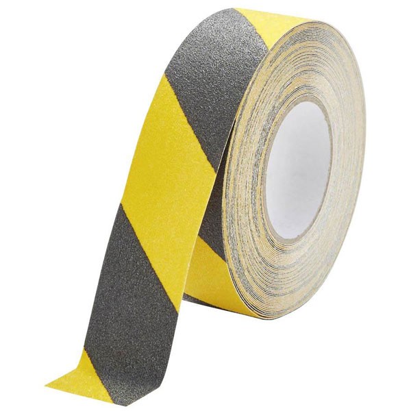 Durable DURALINE GRIP Anti-Slip Tape Black/Yellow 15m x 50mm