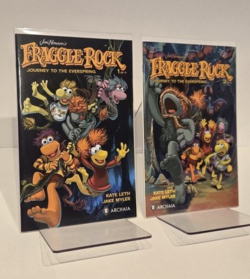 Fraggle Rock Journey to the Everspring # 1 & 2 Archaia 2014 Comic Book Lot of 2