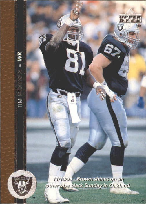 1996 Upper Deck #59 Tim Brown - FB