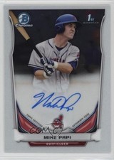 2014 Bowman Draft Chrome Draft Pick Auto Mike Papi #BCA-MPA Auto sh7