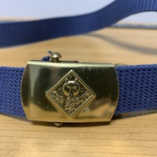 Vintage Cub Scouts BSA Solid Brass Belt Uniform Accessory Made in USA 1980s