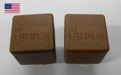 USA Seller Saab Bosch 0332209136  90491314 Relay Set Tested 1 Year Warranty  SB1