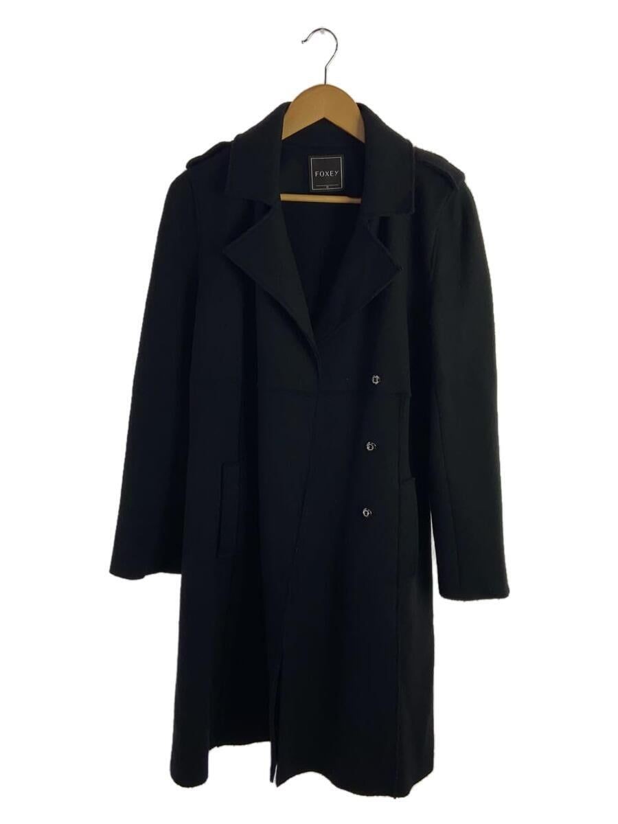 ALTRA FOXEY Altro Cappotto Chester 38 Lana Nero Tinta Unita 28880 KACFF104NM