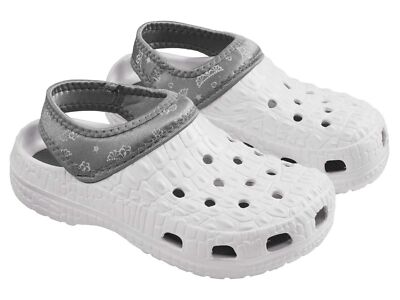 LUPILU  Unisex-Kinder Crocs Jungen Mädchen Clog (Crocband Glocks) Gr.:28/29 weiß