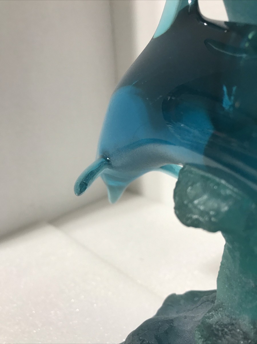 Robert Wyland Children Of The Sea Acrylic Sculpture Dolphin Signed