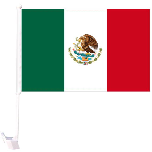 MEXIKO AUTO FLAGGE & MINI BOXHANDSCHUHE WELTMEISTERSCHAFT SCHIFFE AUS USA - Bild 2 von 3