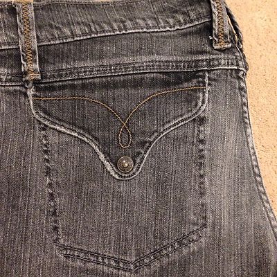 Jeans Hot Kiss Gris Rock Straight Leg - Taille 30, Neuf Sans étiquettes, Style Juniors