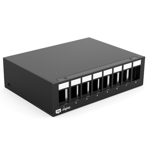 Patchpanel boîtier panneau réseau distributeur enduit pour modules Keystone RJ45 LAN - Photo 33/52