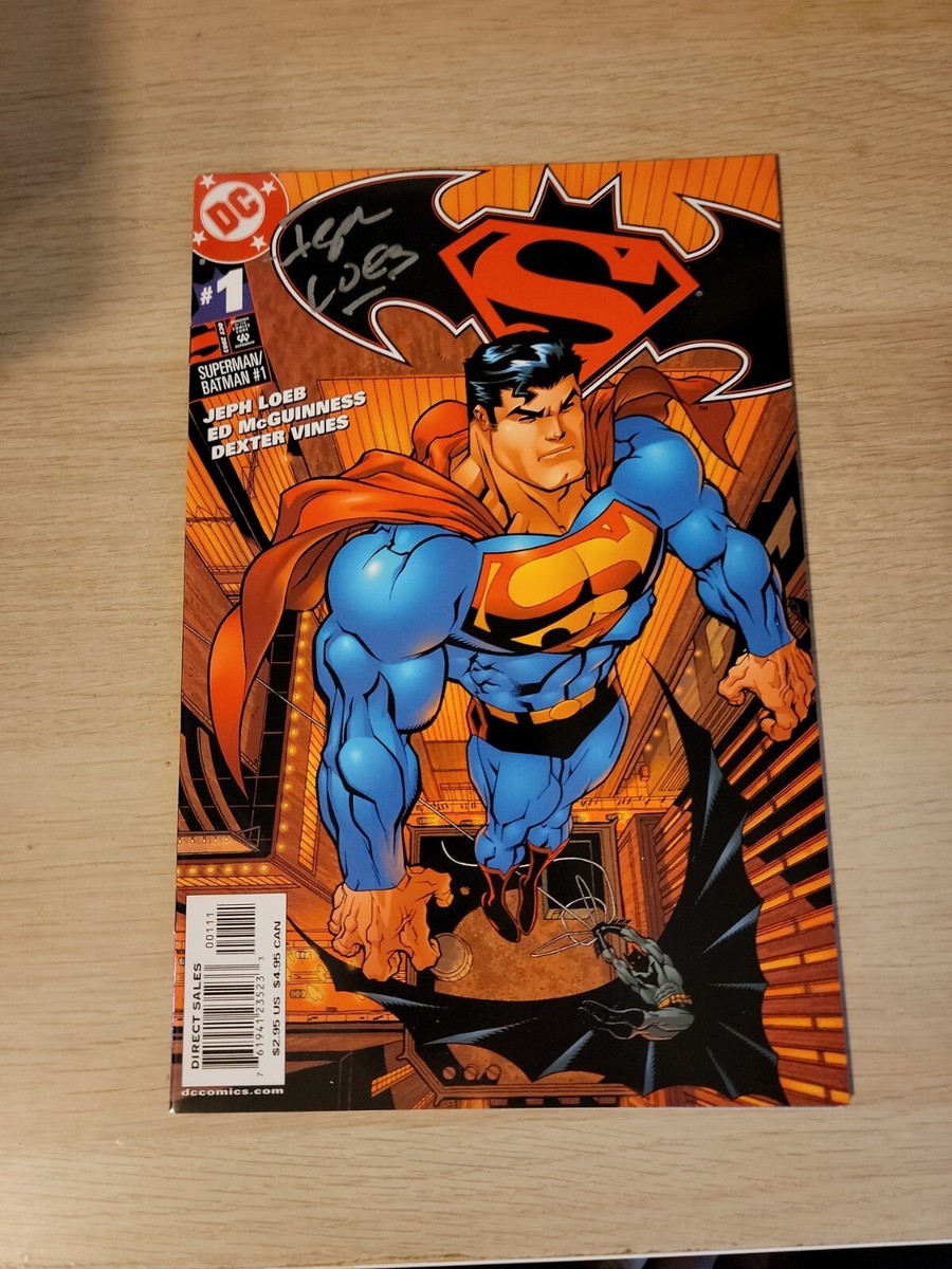 Superman/Batman #1 - DC Comics 2003 - Signed By Jeph Loeb! CB73 | eBay
