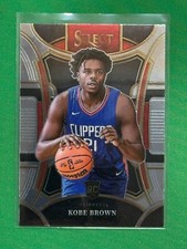 2023-24 Panini Select Blue Retail Parallel Mezzanine #320 Kobe Brown RC