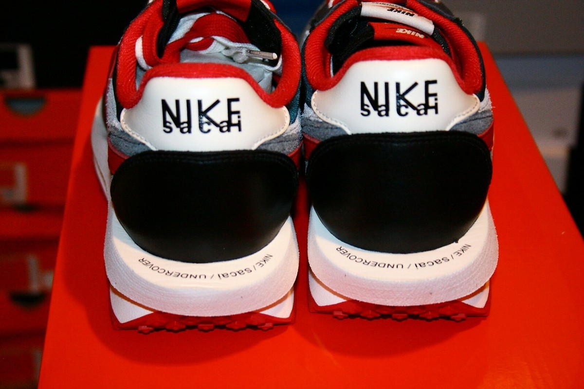 Nike X Sacai X LDWaffle Undercover Midnight Spruce Red DJ4877-300