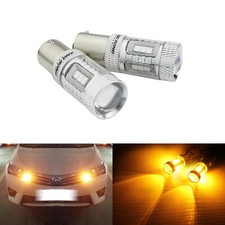 2x BA15S P21W 1157 BAY15D SMD LED DRL Sidelight Tail Reverse Backup Light Bulbs