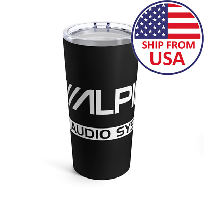 Alpine Car Audio System 20oz Stainless Steel Tumbler Cup Mug