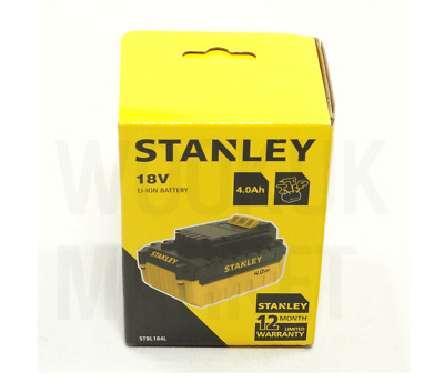 Genuine Stanley STBL184L 18V 4.0AH lithium ion battery