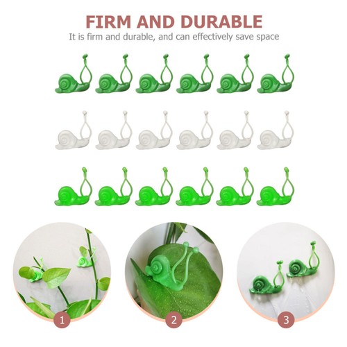 4 Pieces Self-adhesive Hook Garden Butterfly Clips Leaf for Plants - Picture 10 of 12
