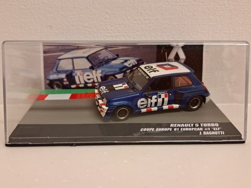 RENAULT 5 Turbo Europcar n°41 Gouhier Universal Hobbies 1/43 en boite