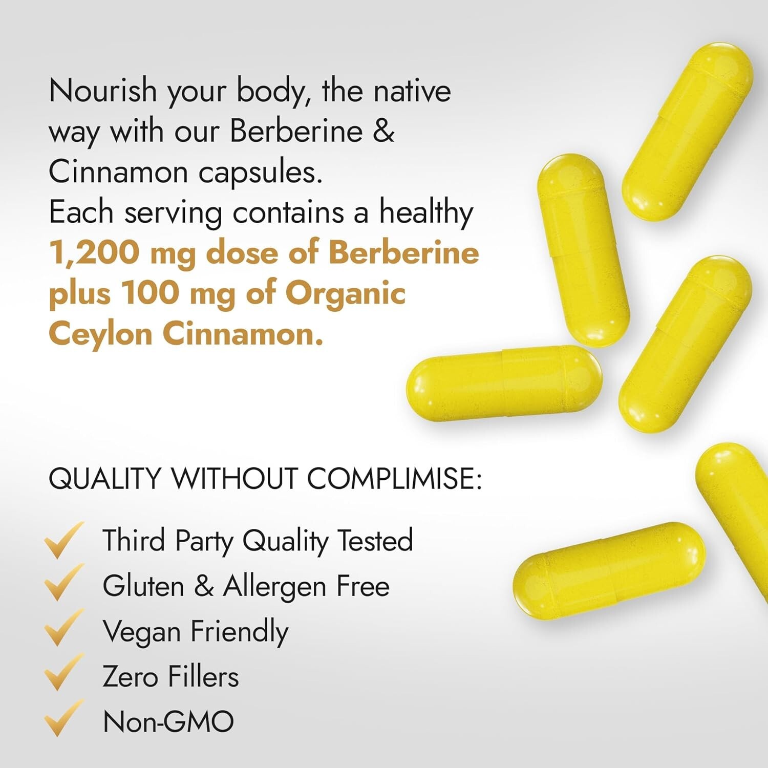 Berberine Supplement with Ceylon Cinnamon Weight Loss & Immune Support (120ct) eBay