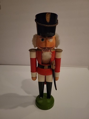 Vintage Nutcracker 11” missing an eye - Picture 2 of 8