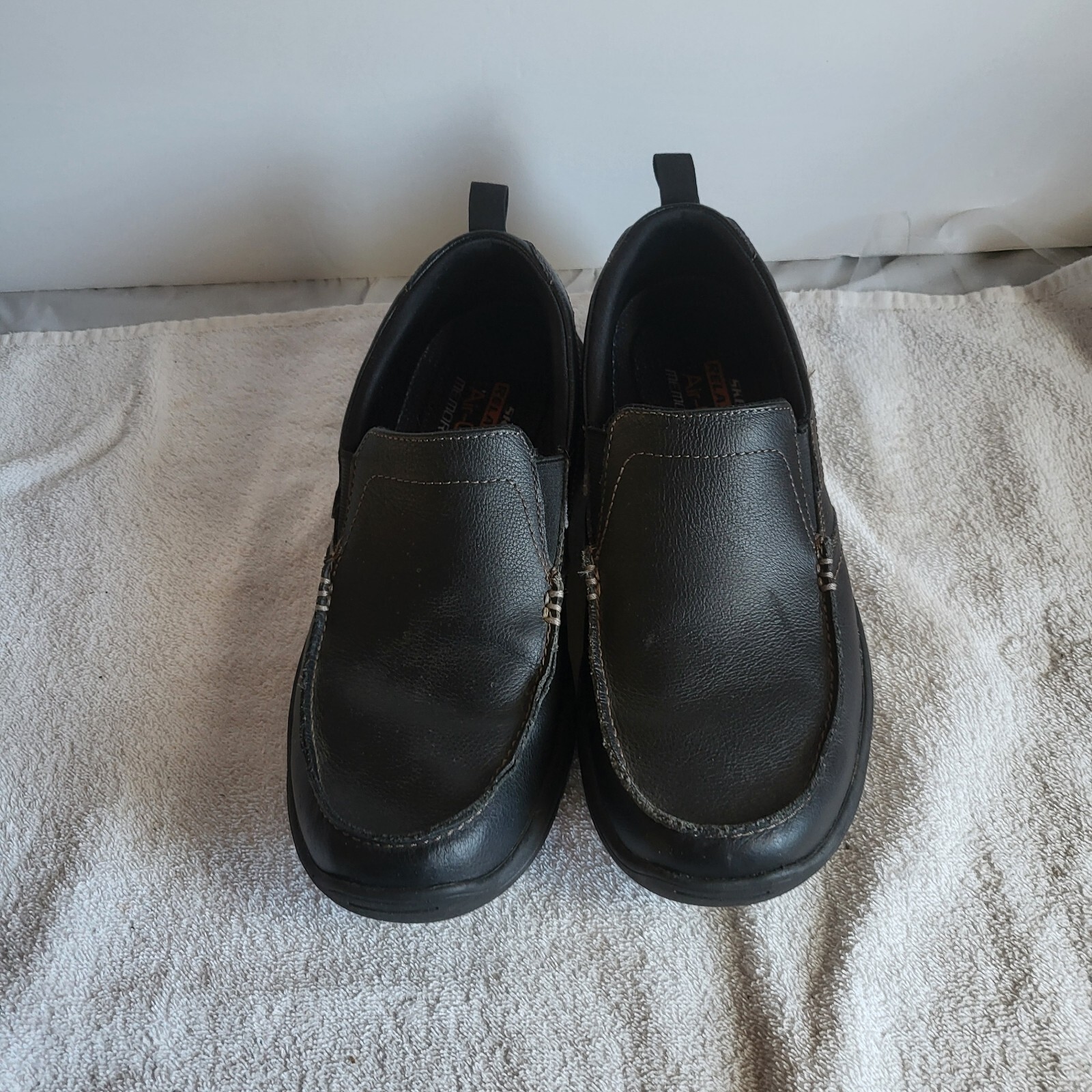 Skechers Men's Harper-Forde Slip Ons Loafers, Black, 8.