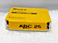 NOS-NIB Fuse, ABC 25A, BUSSMANN, 25, 250V, CERAMIC ,FAST ACTING ,1/4" X 1 1/4"