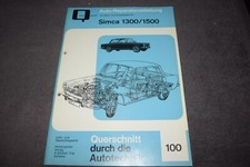 Reparaturanleitung Reparaturhandbuch Simca 1300/1500 erstklassig