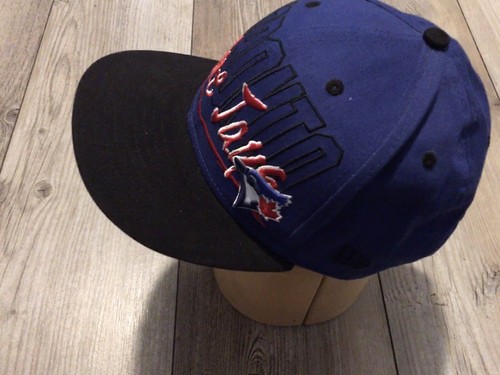 Men's New Era Royal/White Toronto Blue Jays Base Trucker 9FIFTY Snapback Hat - Picture 3 of 6