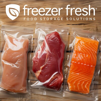 Chamber Vacuum Sealer Bags 8''x 10'' 3 mil- 250  Hi barrier -Freezer Fresh