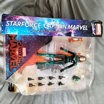 marvel Dimond select Toys figur Starforce Captain Marvel Deluxe Collectors´s