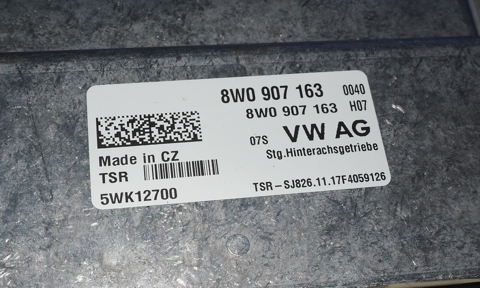 2017-2021 Audi A4 A5 A8 S4 S5 S6 S7 S8 Differential Locking Control Module OEM