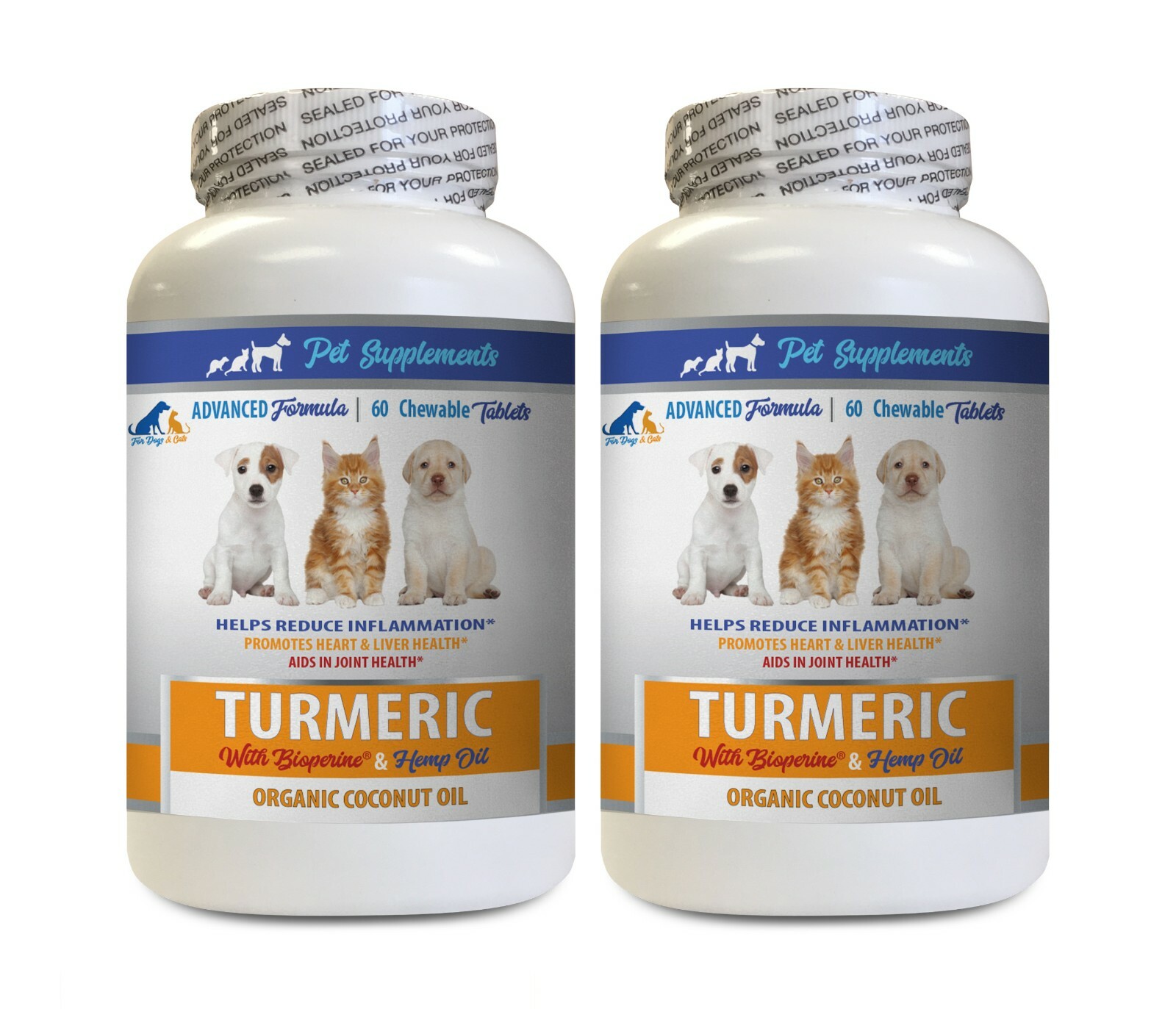 cat anxiety relief - DOG CAT COCONUT & TURMERIC - coconut for cats 2B