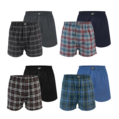Boxershorts Webboxer 4-6-10-12 Stück Herren Unterhosen Schwarz Rot Blau M - 3XL - Bild 1 von 4