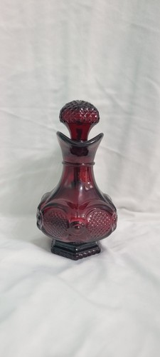 Vintage AVON Cape Cod 1876 Collection RUBY RED Glass Cruet, Estate | eBay