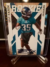 2010 Panini Epix Platinum #31/50 Deji Karim #125 Rookie