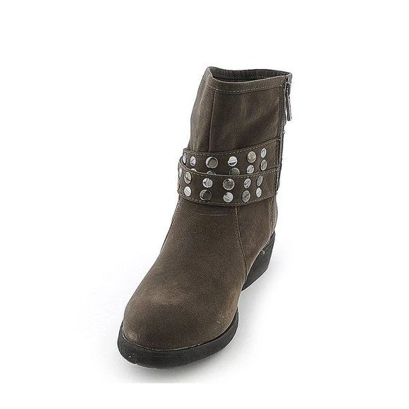 NUEVO último par! Botín de gamuza 8,5 con tachuelas para mujer Dollhouse maravilloso nuevo en caja Foto 4 de 4