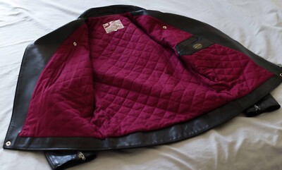 Addict Clothes AD-02L Black Horsehide Leather Jacket - Size 38 M