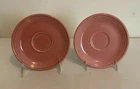 Fiestaware Rose Pink Plate Saucer Homer Laughlin Teacup Saucer Plates P86