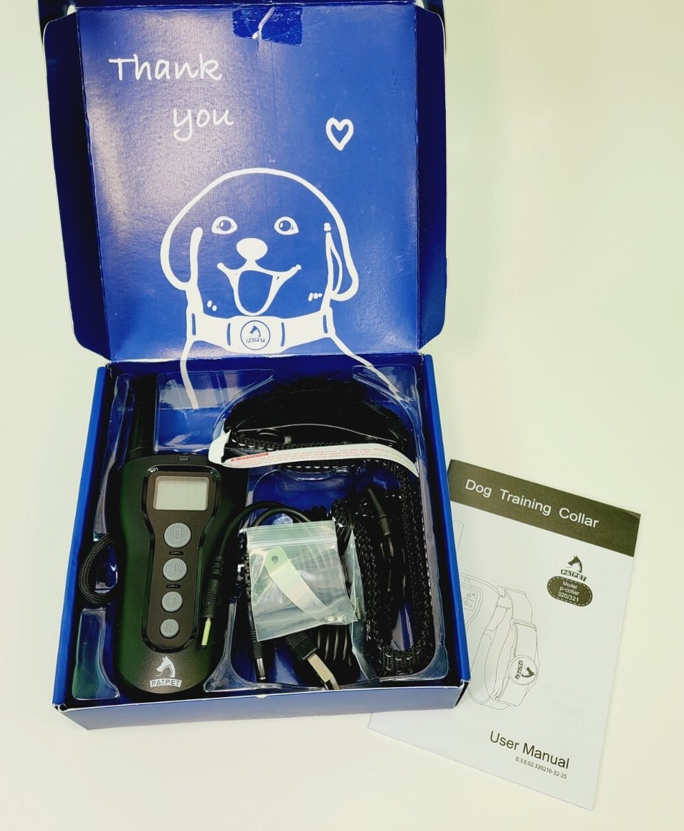 PATPET Dog Training Collar 321 with Remote - Shock for Large