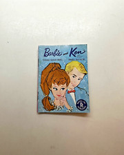 Vintage 1962 Barbie and Ken Teenage Fashion Booklet Book Catalog Japan A